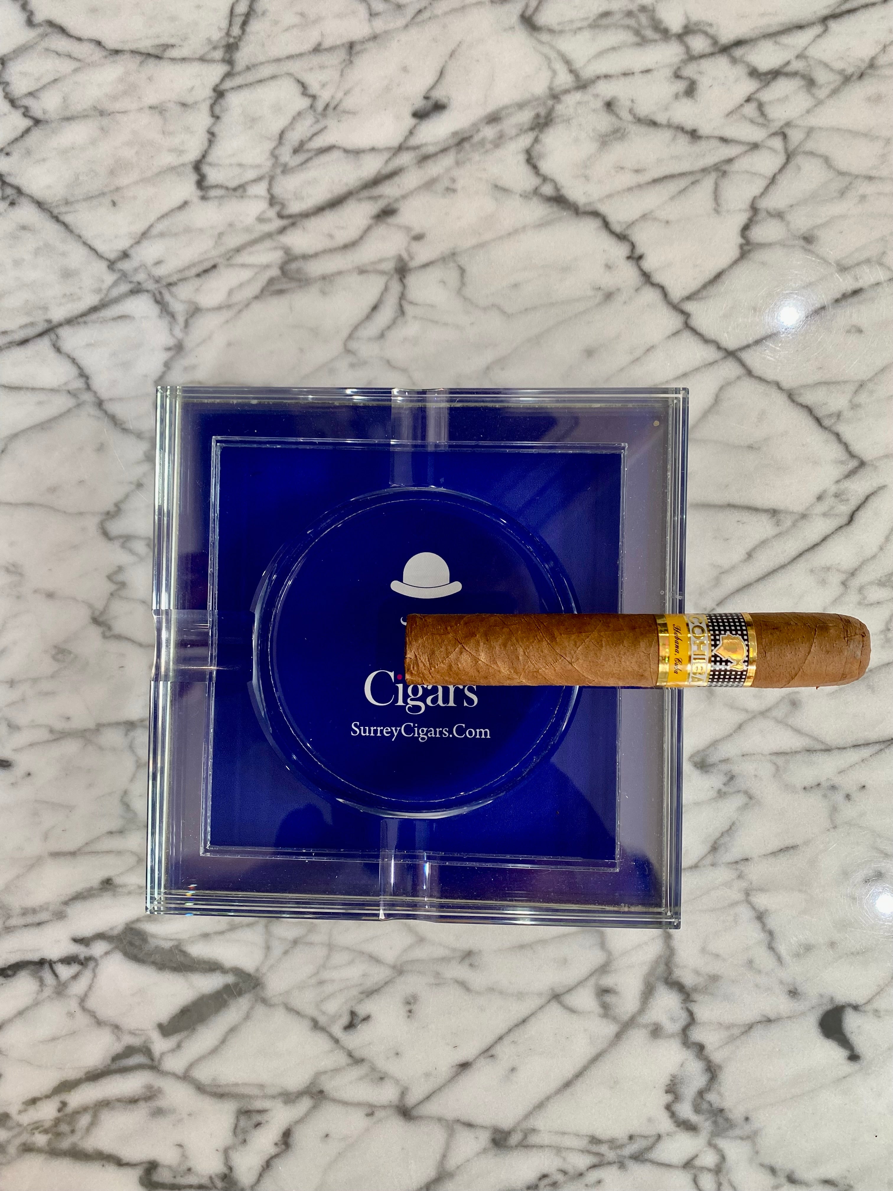 Limited Edition Surrey Cigars Glass Ashtray