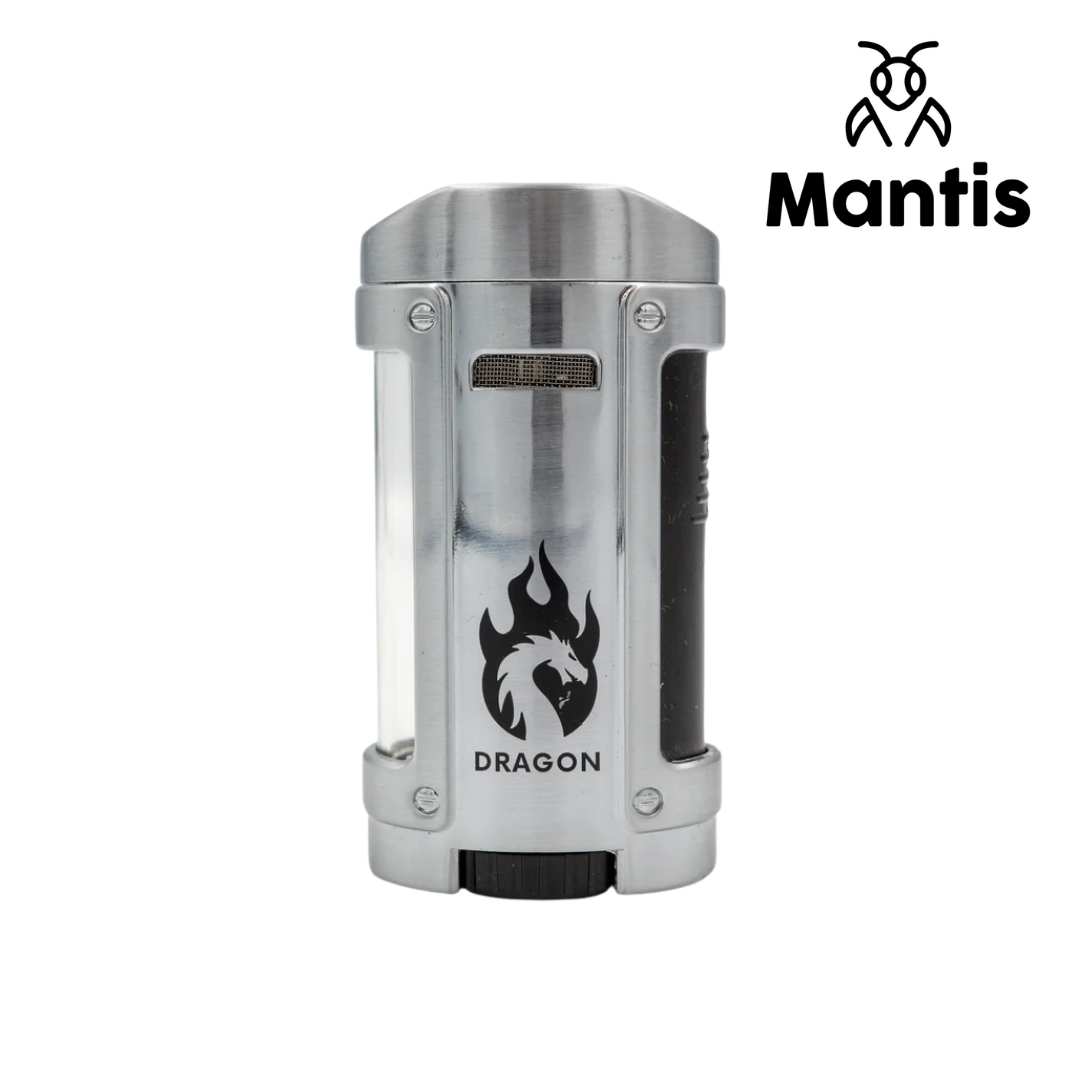 Mantis - Dragon Fortis - Jet Flame Lighter - Polished Steel