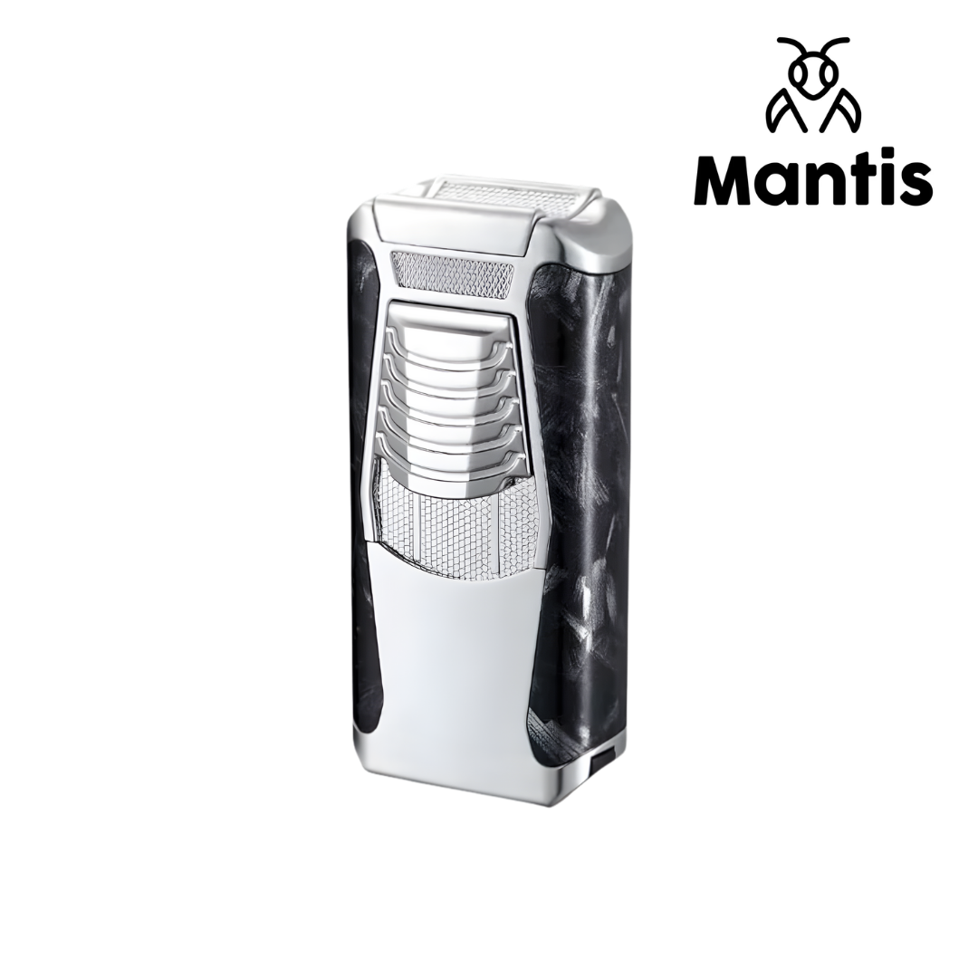 Mantis - Omni - Jet Flame Lighter - Silver Forged