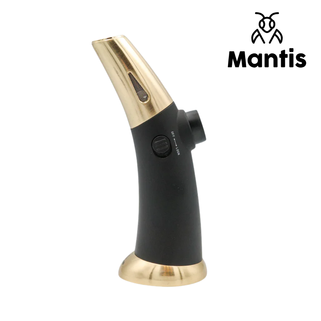 Mantis - Tauris - Jet Flame Lighter - Gold Metal