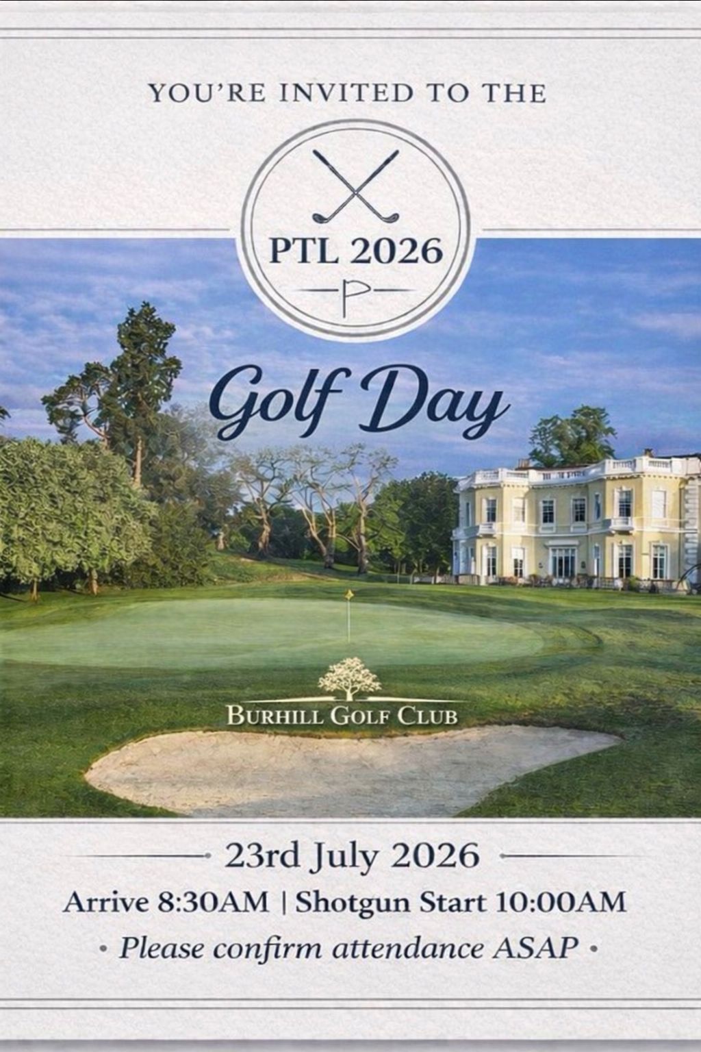 PTL Golf Day 2026 – Pre-Order Your Cigars & Save 5%