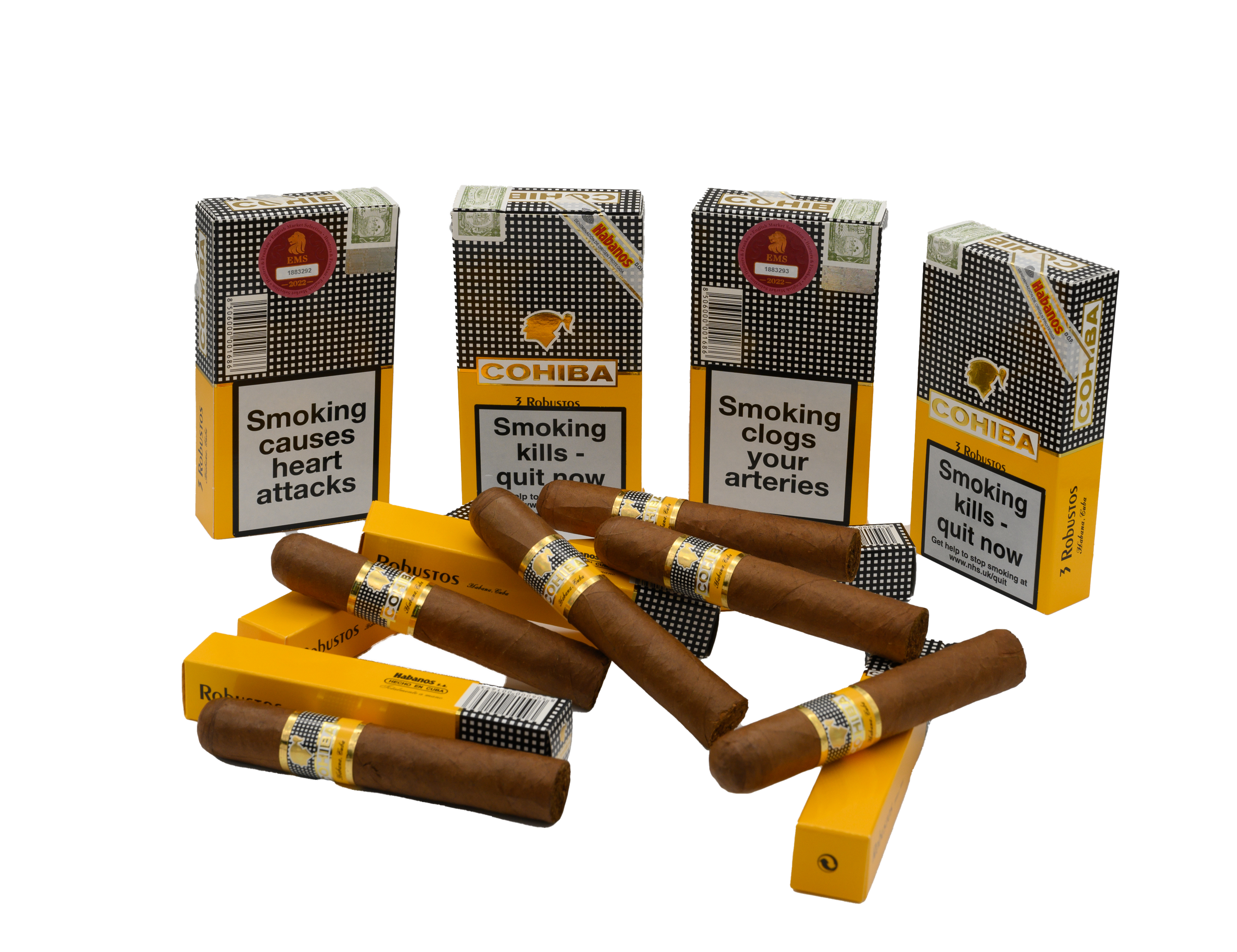 Cohiba Robustos (Pack of 3 Cigars)