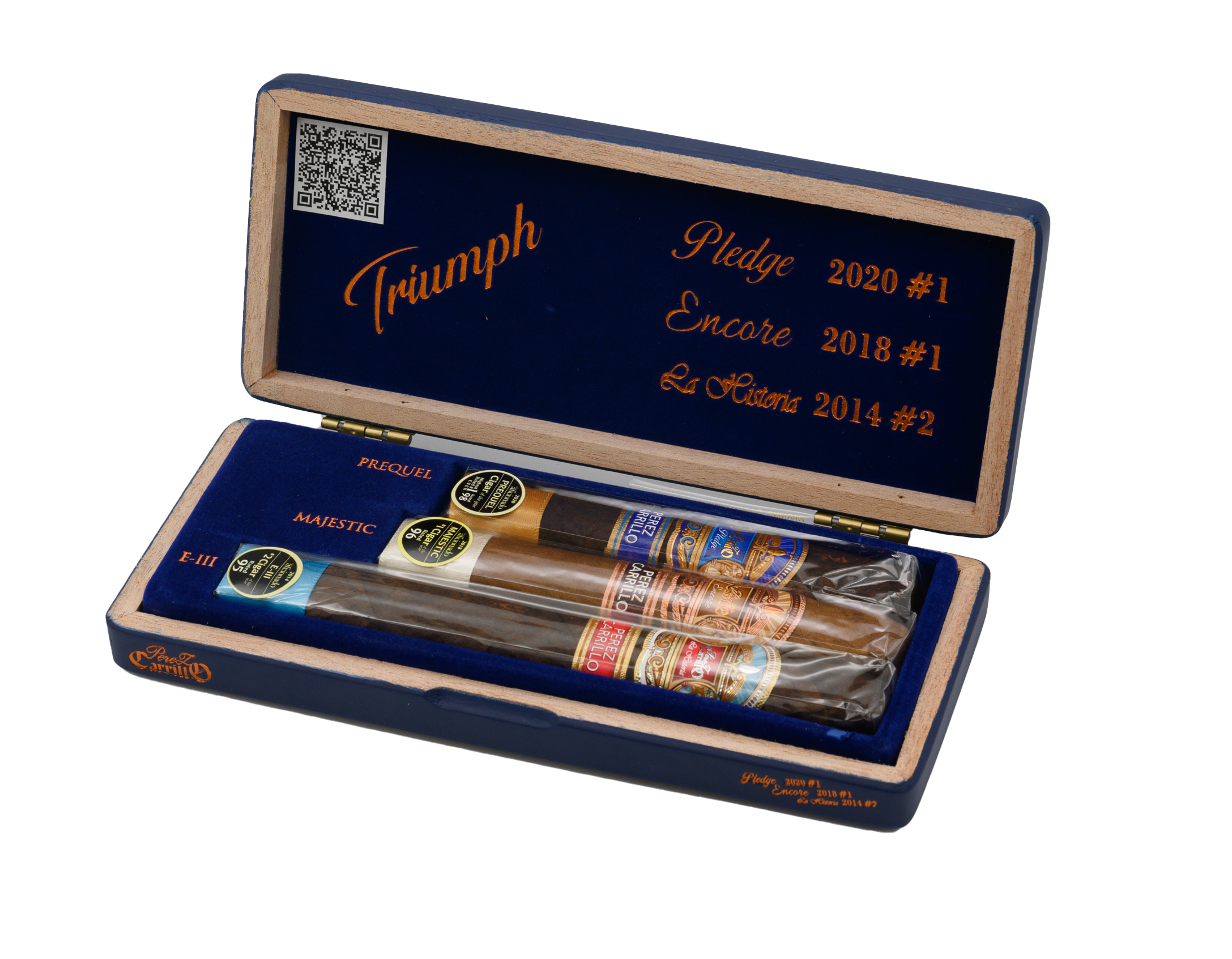 E.P. Carrillo Triumph Trilogy (Box of 3 Cigars)