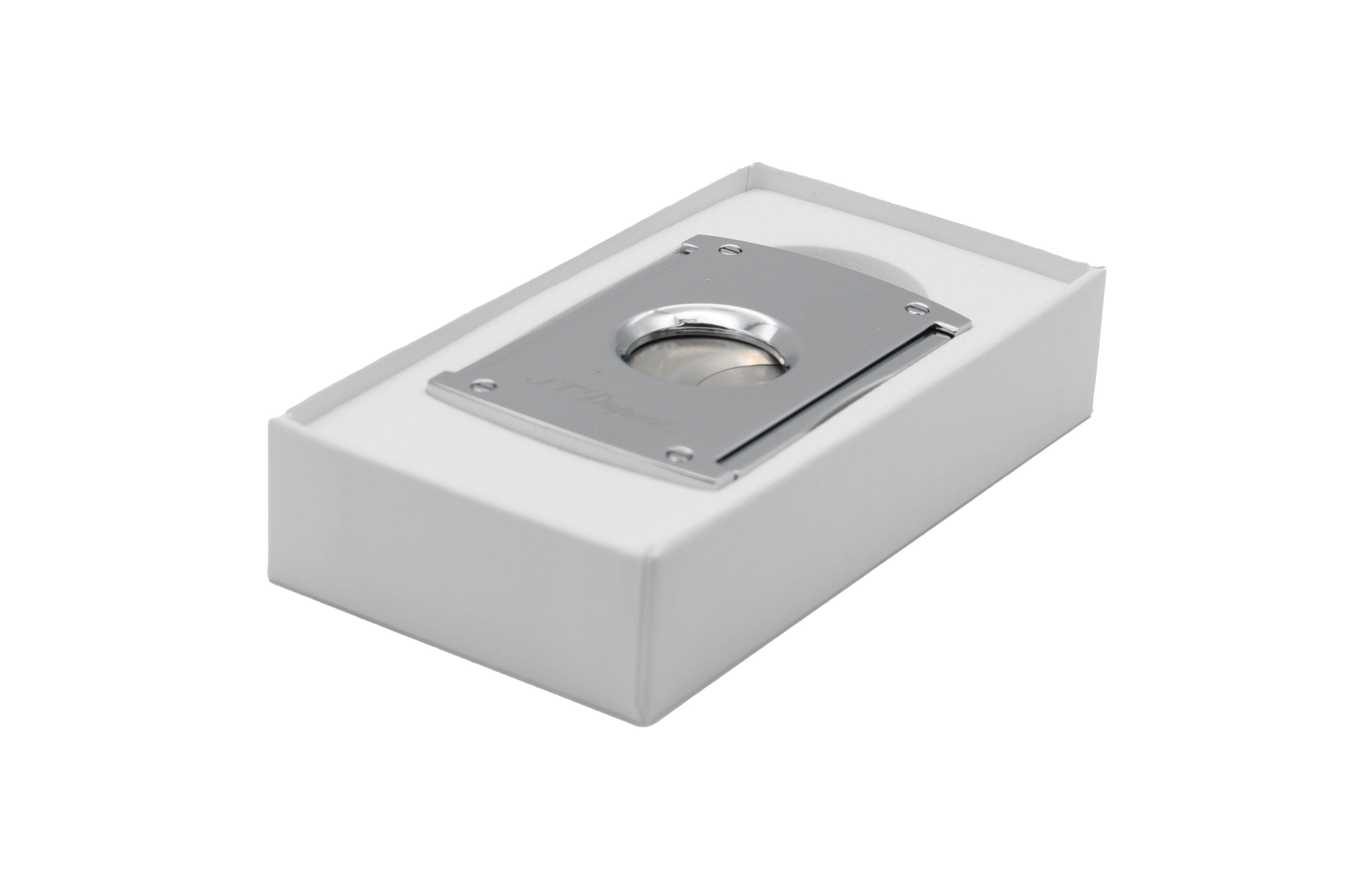 S.T. Dupont cigar cutter Guillotine silver. 003266
