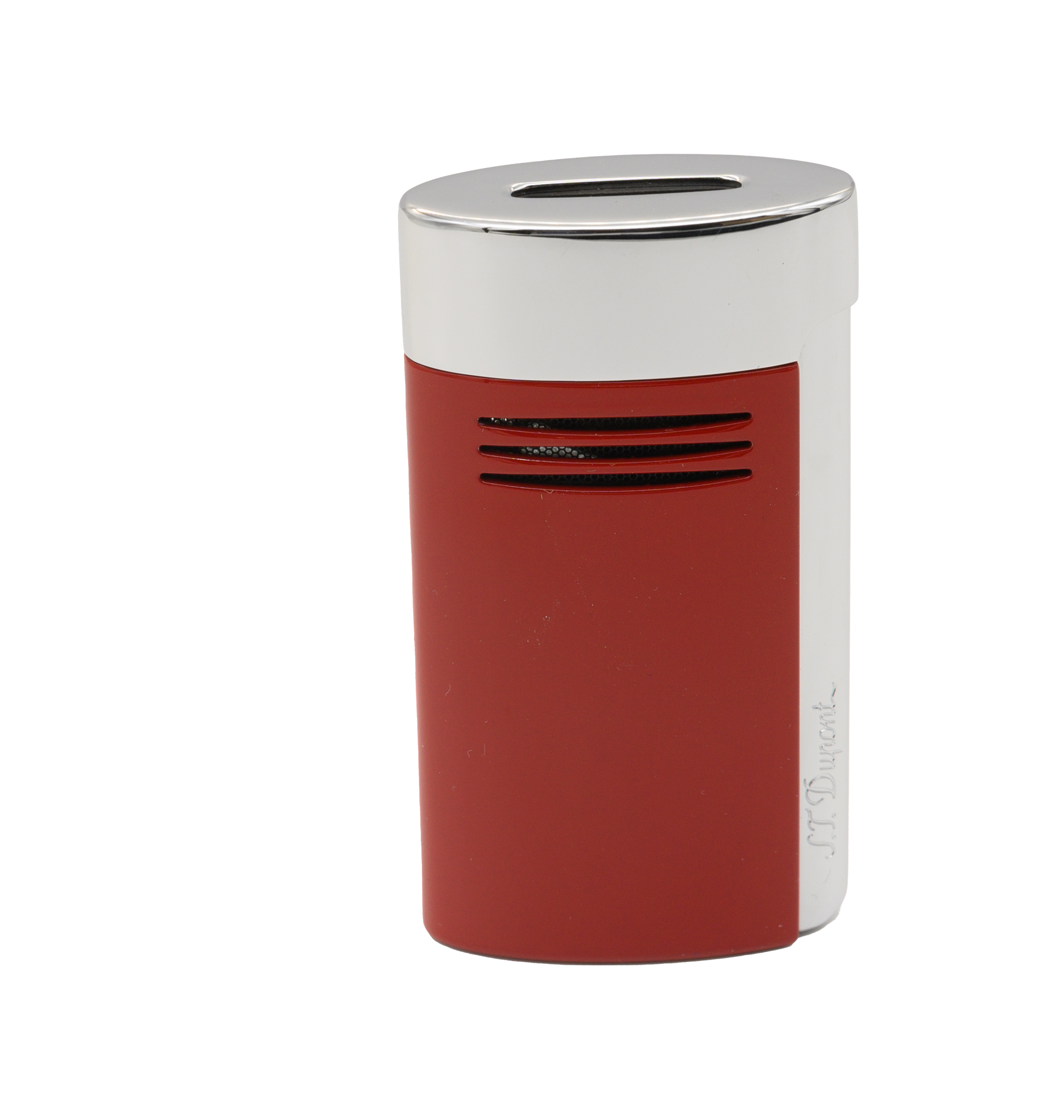 S.T. Dupont Megaijet Cigar lighter (Chrome / Red)