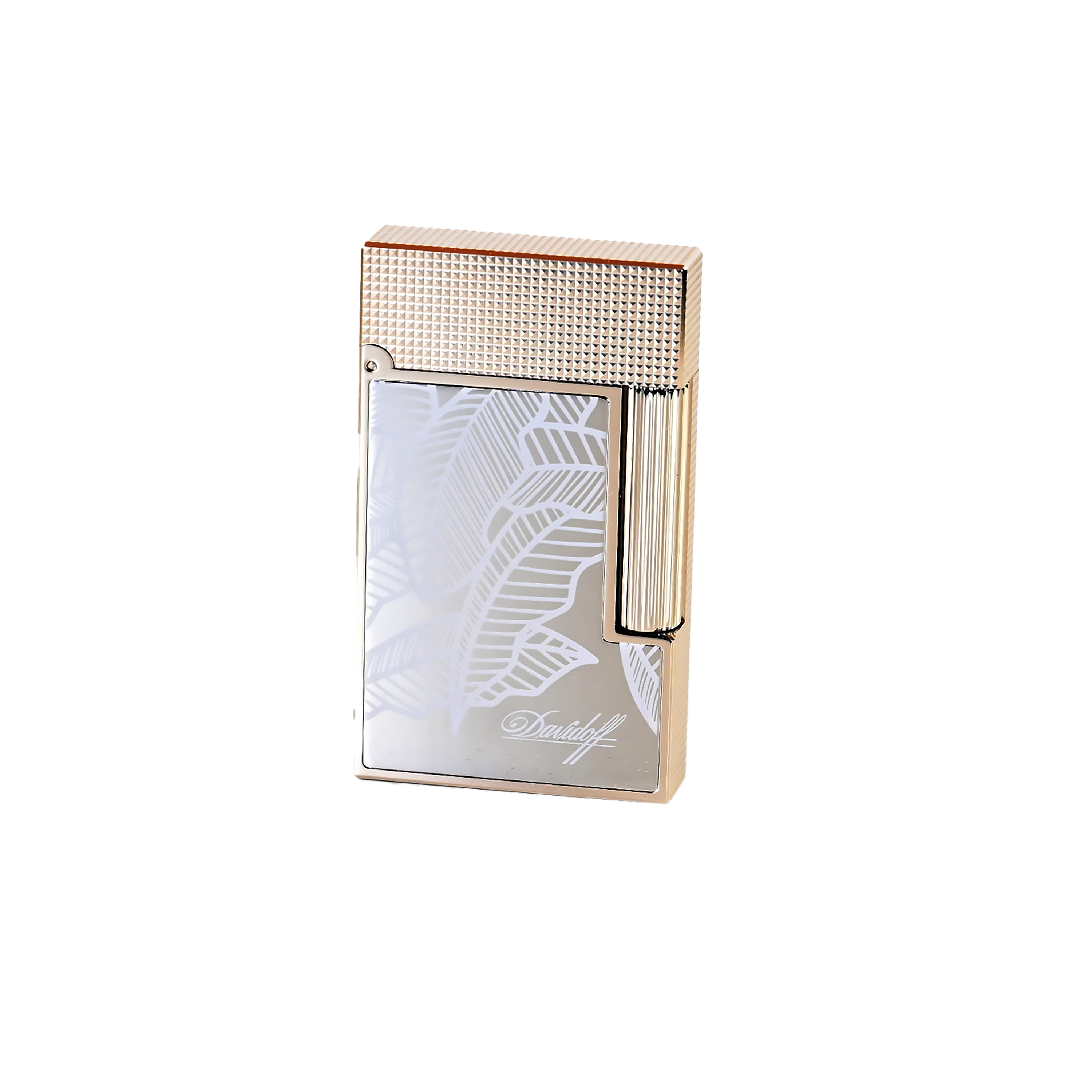 Davidoff Prestige Lighter (Palladium) - The Leaves Limited Edition (No. 002/250)