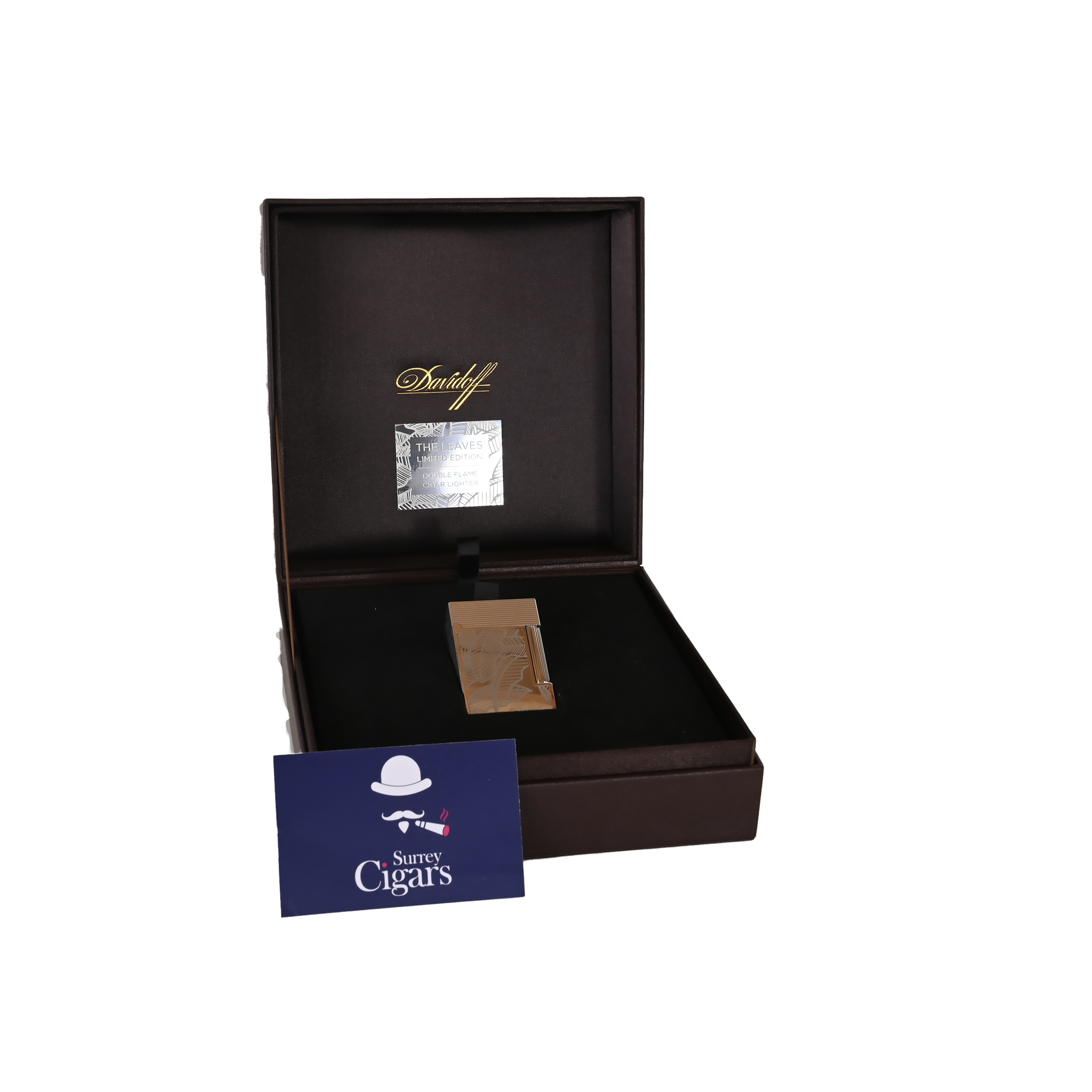 Davidoff Prestige Lighter Palladium The Leaves Limited Edition No