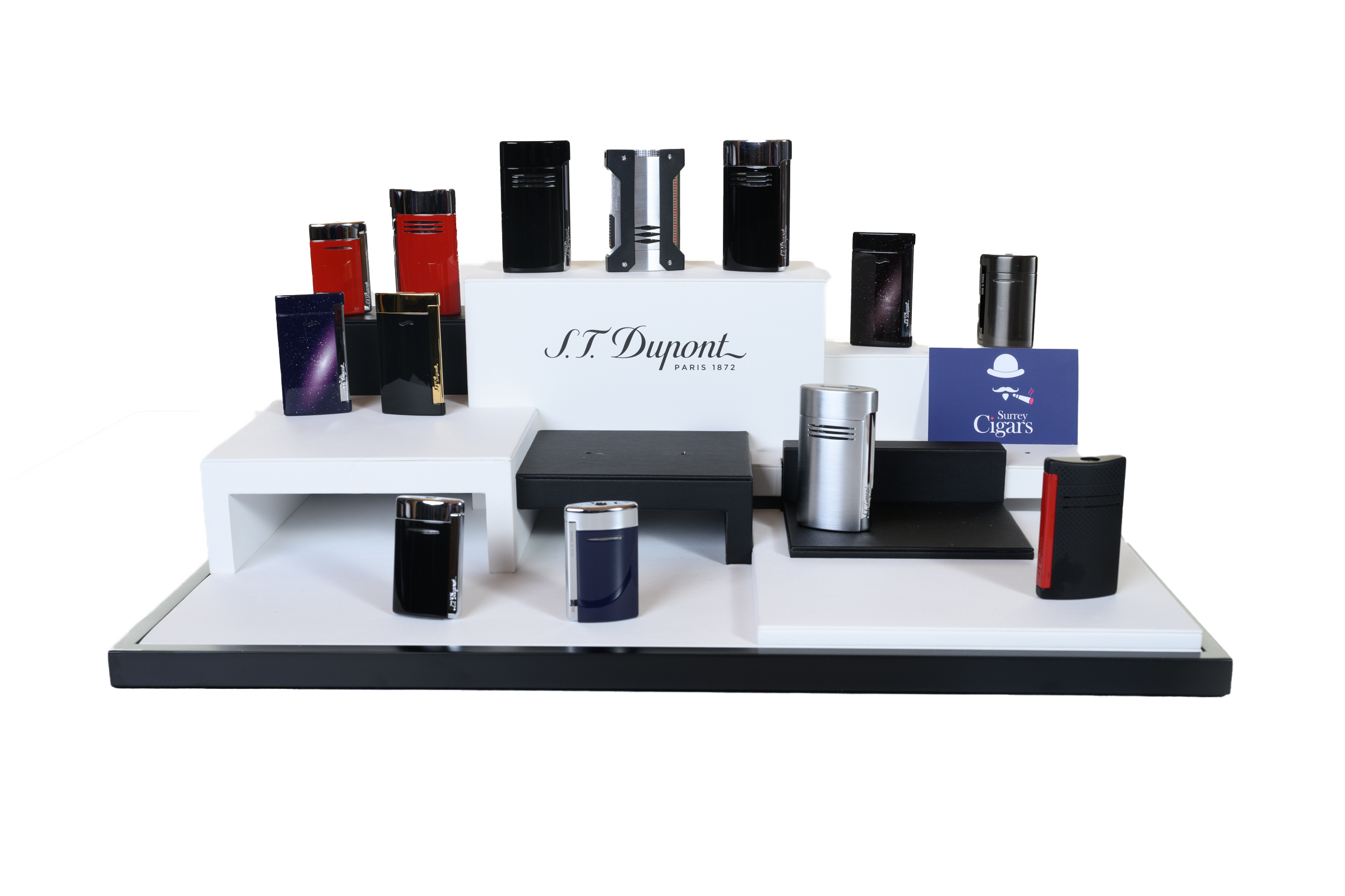 S.T. Dupont Megaijet Cigar lighter (Black / Chrome)