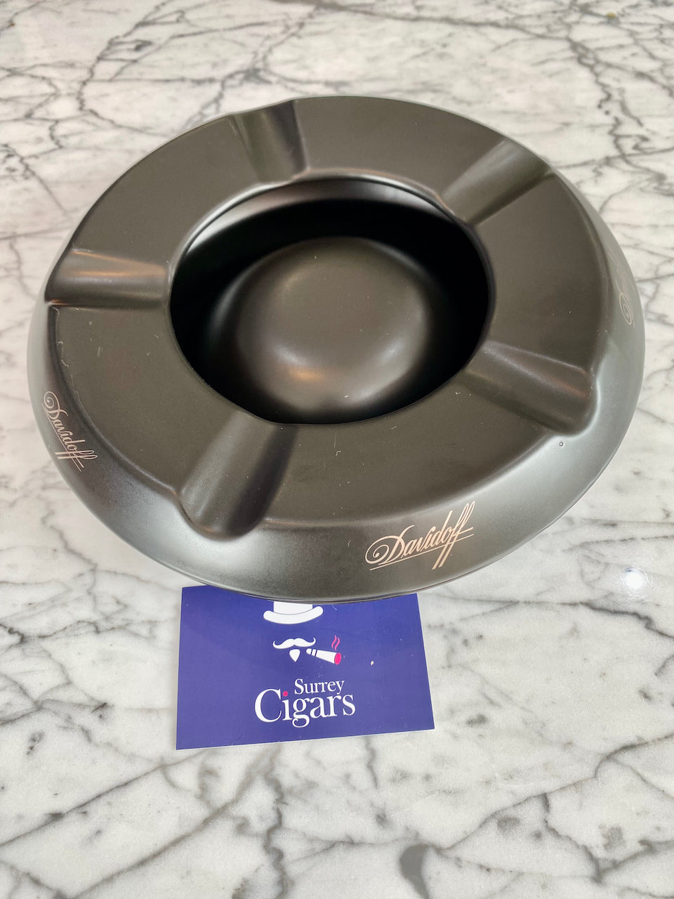 Davidoff Round Black 5 Cigar Ashtray