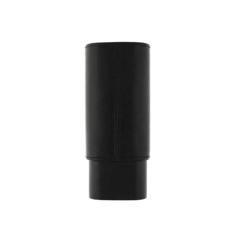 S.T. Dupont 2 cigar case Leather case Cohiba Behike black Leather REF: 183203