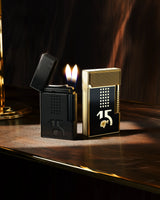 Le Grand S.T. Dupont Mixed Lacquered lighter Cohiba Behike Gold / black REF: C23003CL