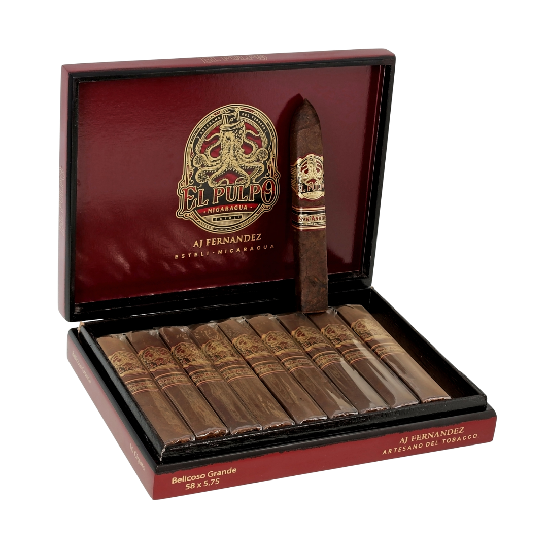 A.J. Fernandes - El Pulpo Belicoso Grande Box of 10