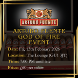 Arturo Fuente God of Fire Event