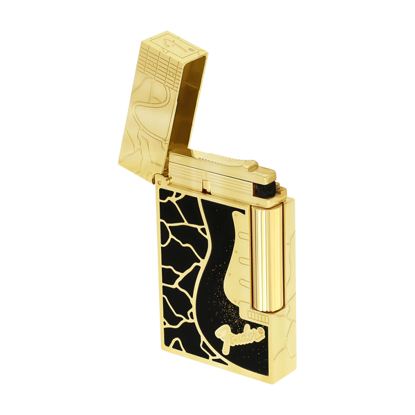 S.T. Dupont x Fender Ligne 2 Double flame Lacquered lighter fender black REF: C16025CL