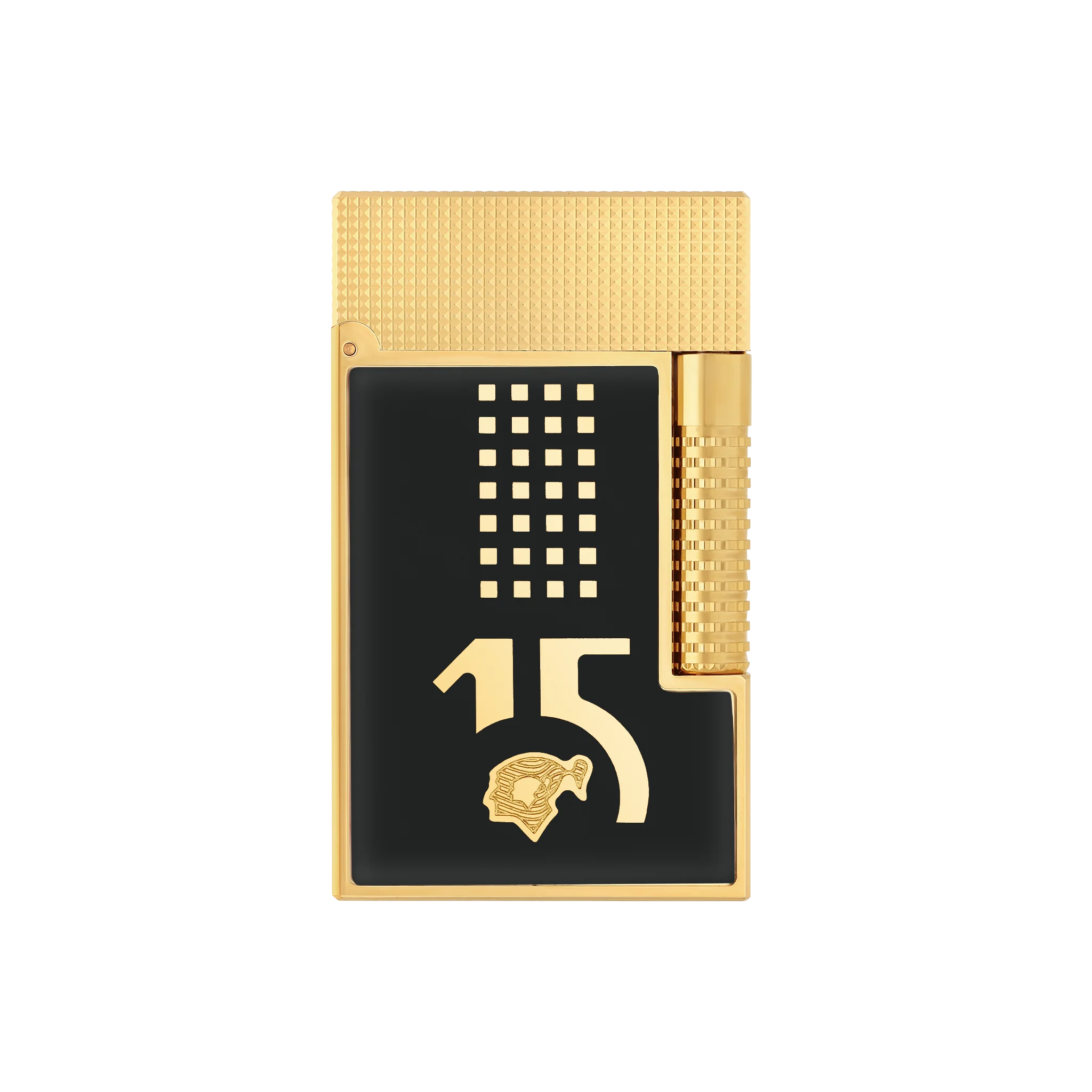 S.T. Dupont Le Grand Mixed Lacquered Lighter Cohiba Behike Gold / Black Ref: C23003cl