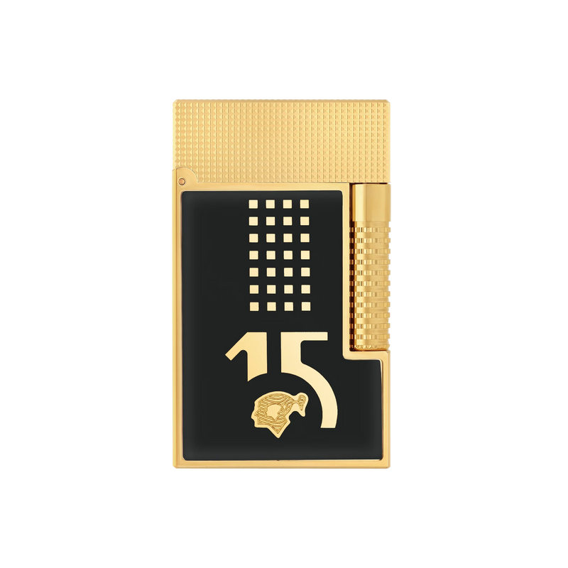 Le Grand S.T. Dupont Mixed Lacquered lighter Cohiba Behike Gold / black REF: C23003CL