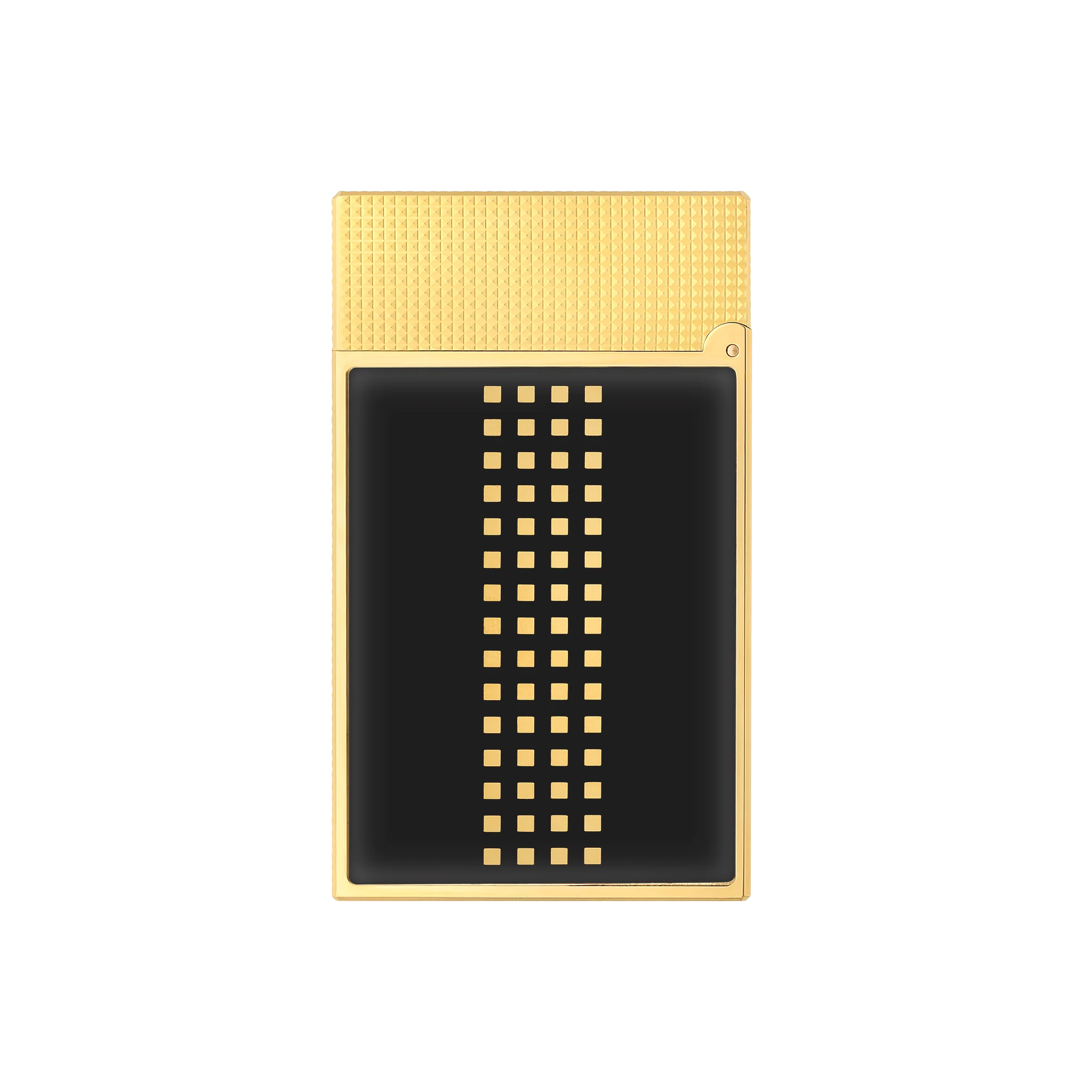S.T. Dupont Le Grand Mixed Lacquered Lighter Cohiba Behike Gold / Black Ref: C23003cl