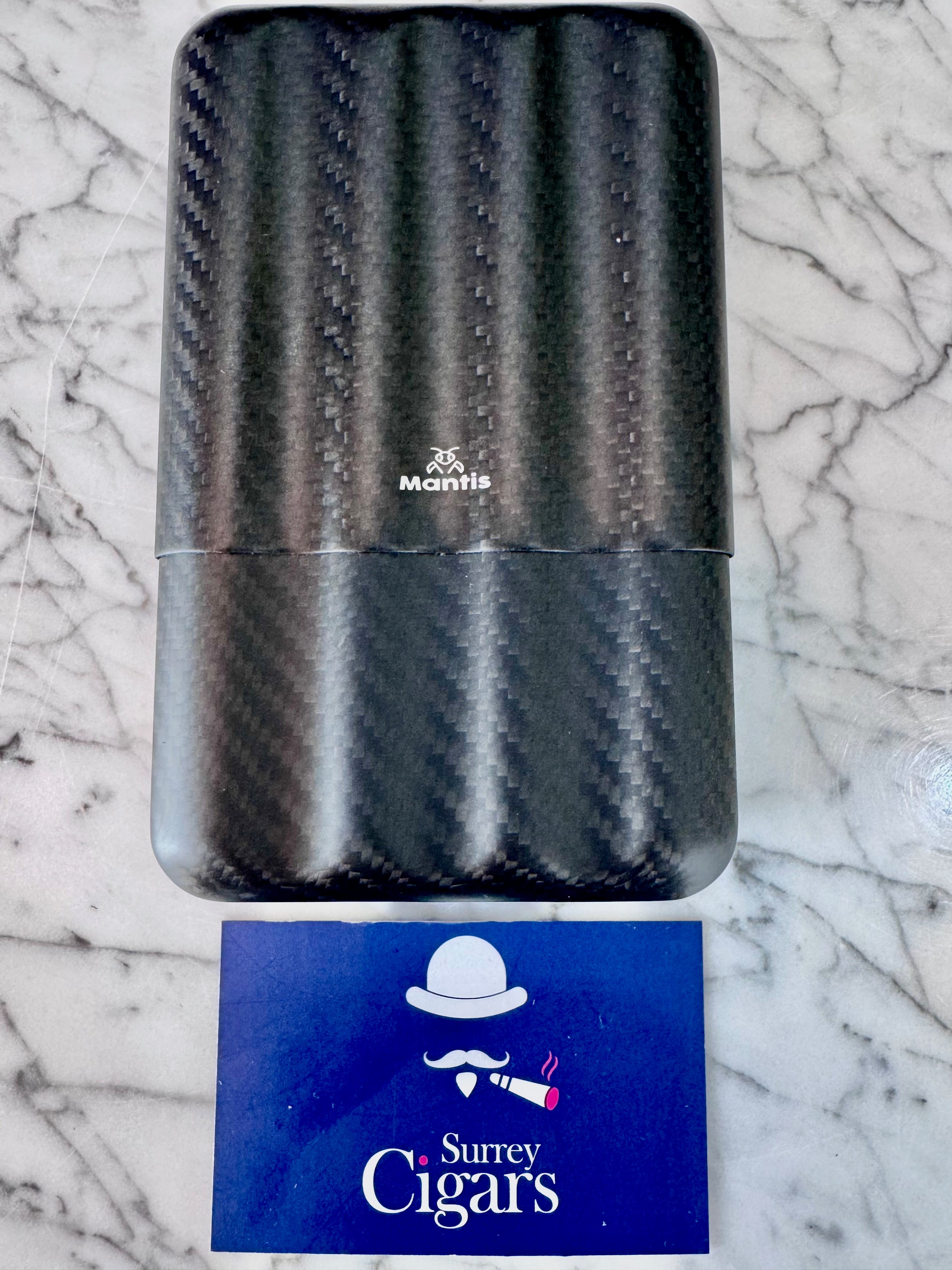 Mantis - TrueCarbon 3K  Real Forged Carbon Fiber Cigar Case - Matte OR  Glossy Finish