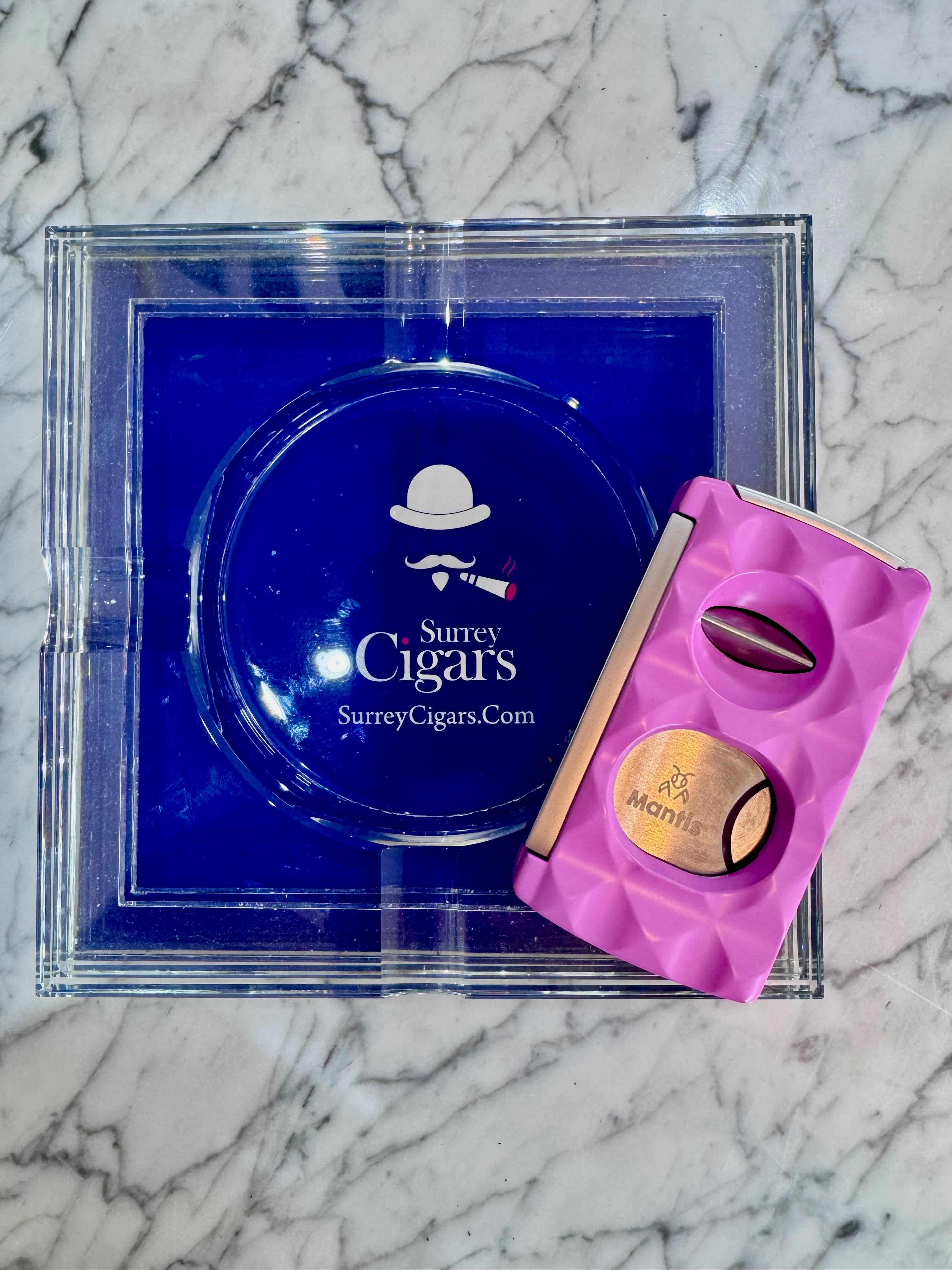 Mantis - Universal - 3 X Cigar Cutter - Straight Cut +  V-Cut + Punch Cutter in Yellow