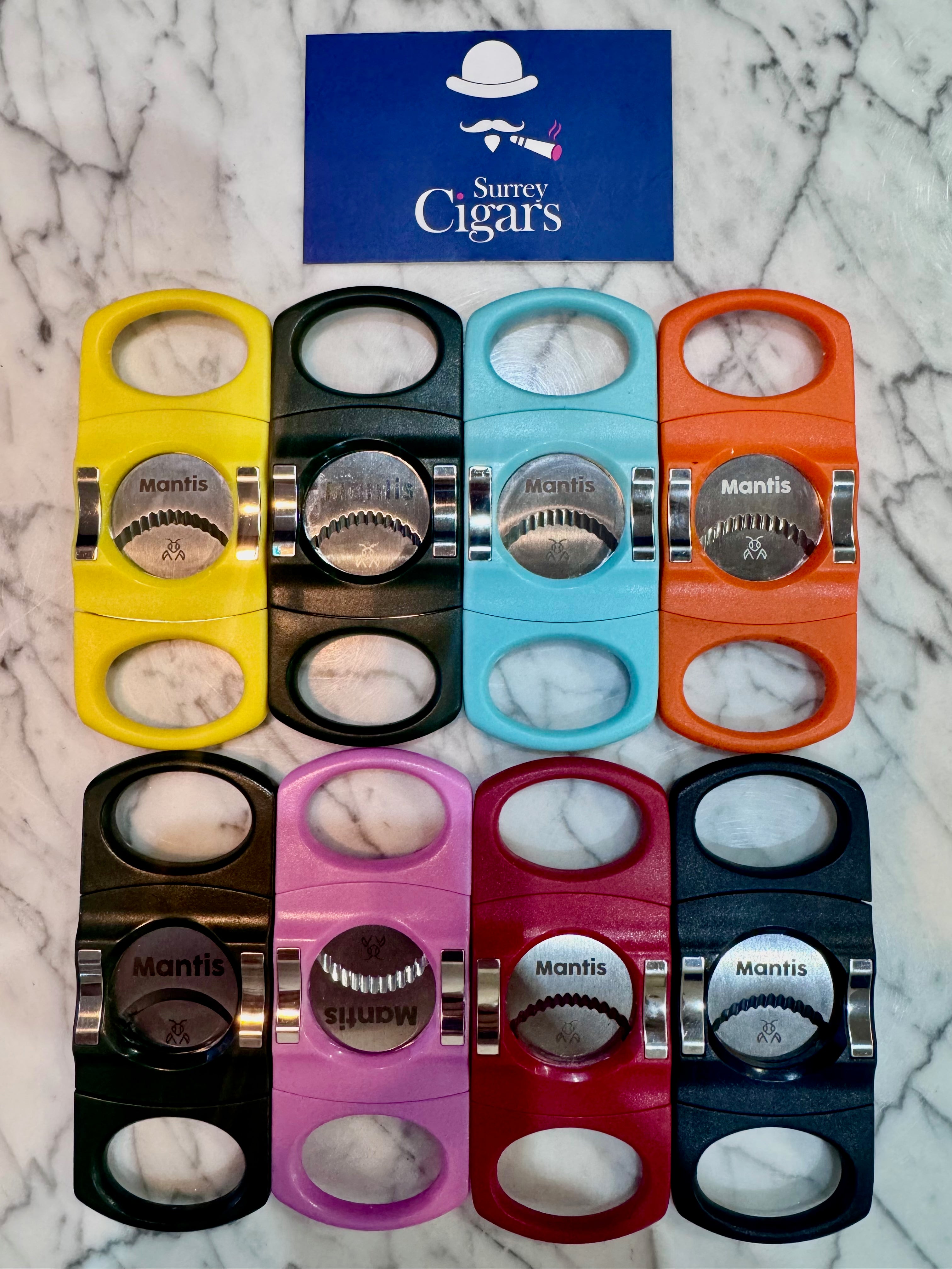 Mantis - CigarMaster - Cigar Cutter and stand - Yellow