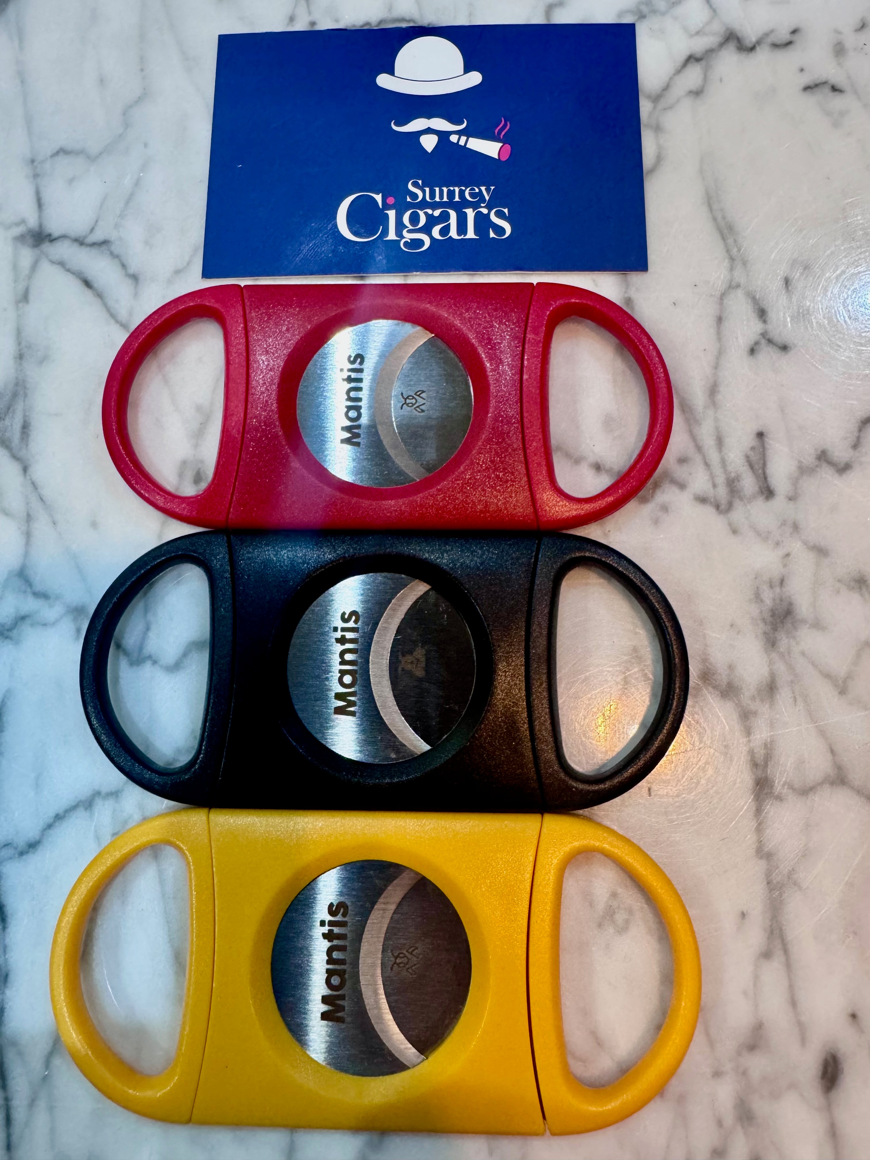 Mantis - Maxcut - Double Blade Straight Cigar Cutter - Black