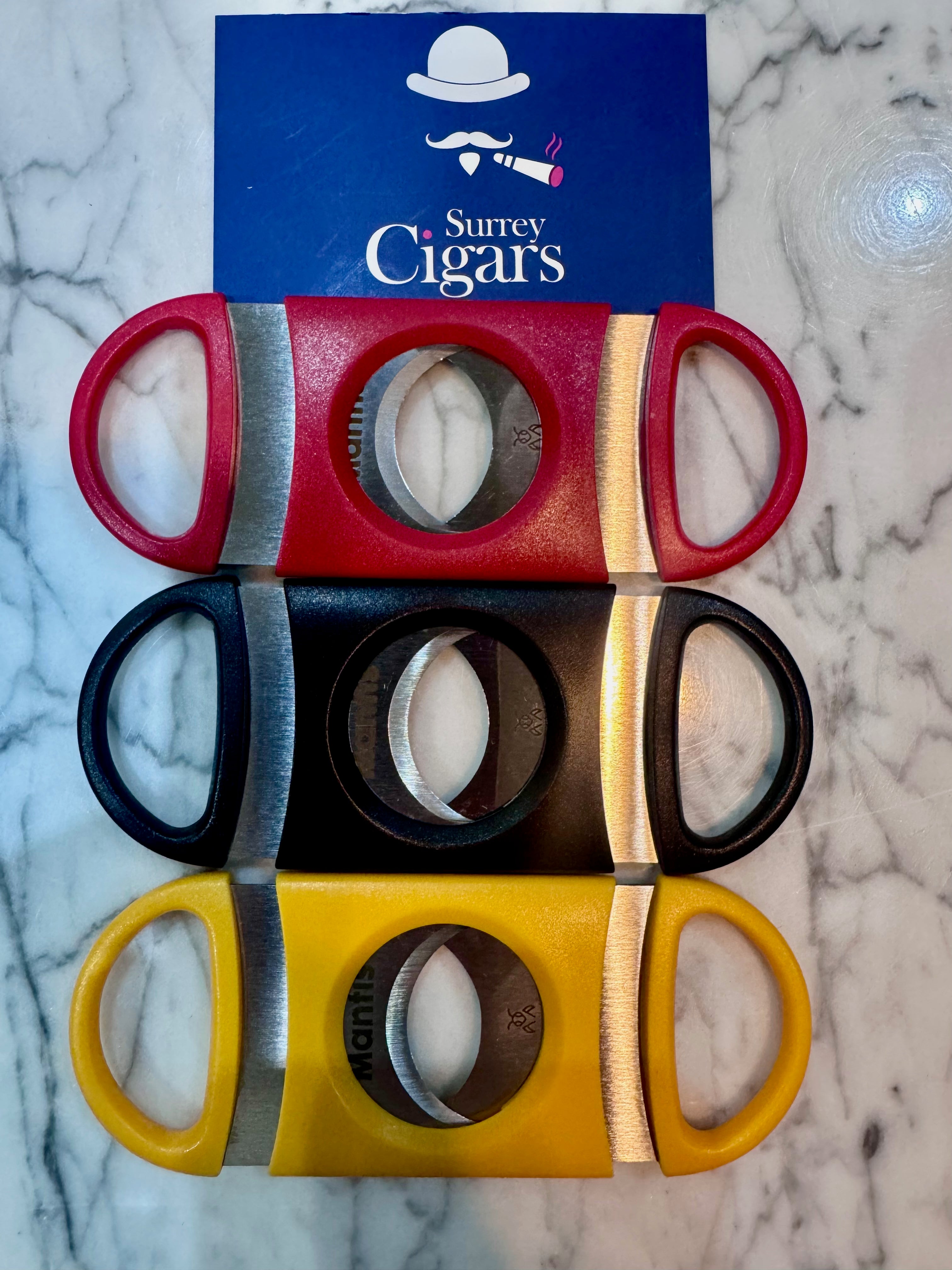 Mantis - Maxcut - Double Blade Straight Cigar Cutter - Black