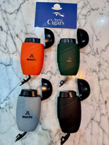 Mantis - Ovo - Triple Jet Flame Lighter and Cigar Punch Cutter - Black