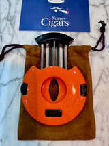 Mantis - Orbicut - V-Cut and 2 x Punch Cigar Cutter - Orange