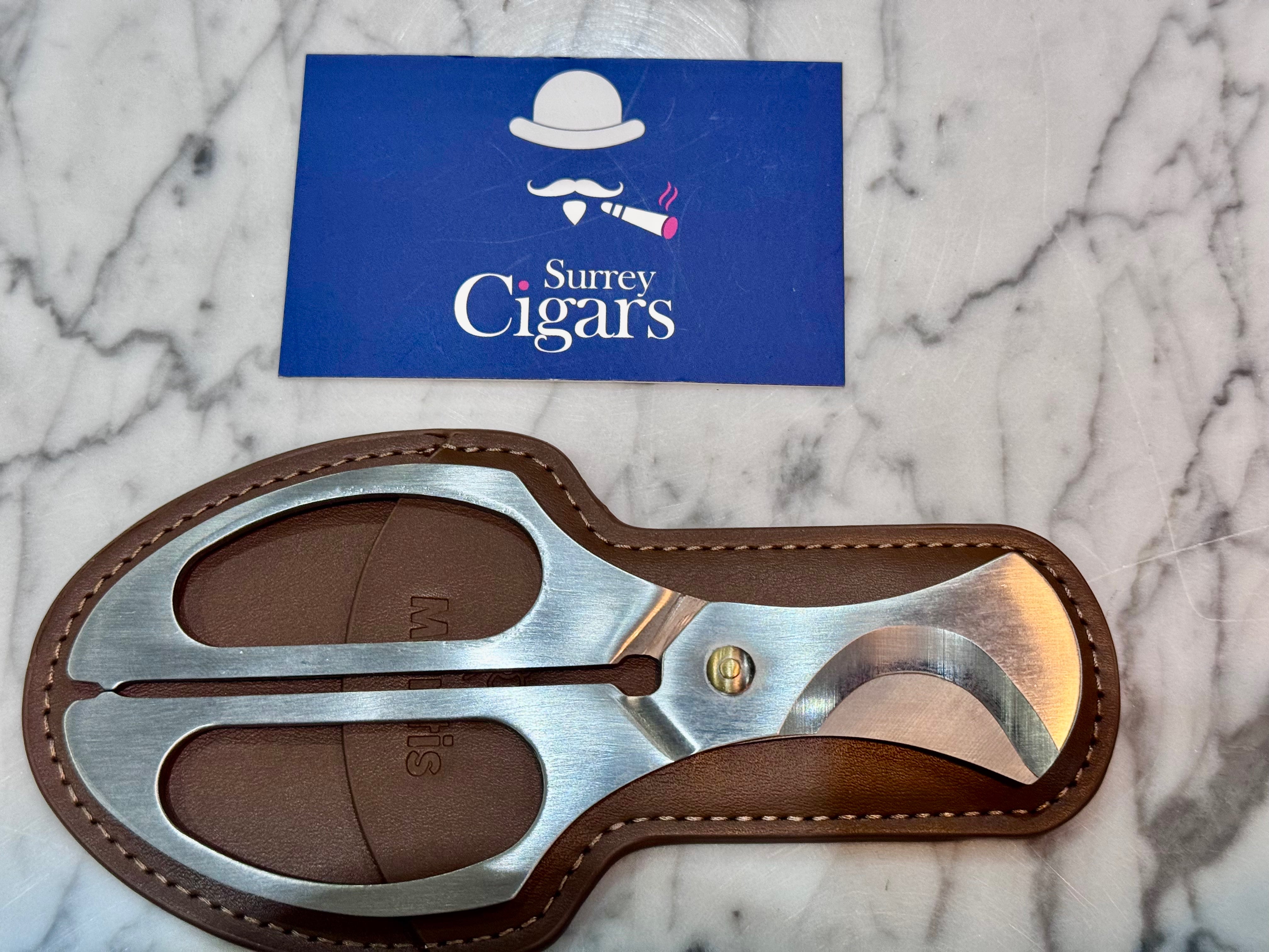 Mantis - Katanami - Table Cigar Cutter Scissors and Pouch