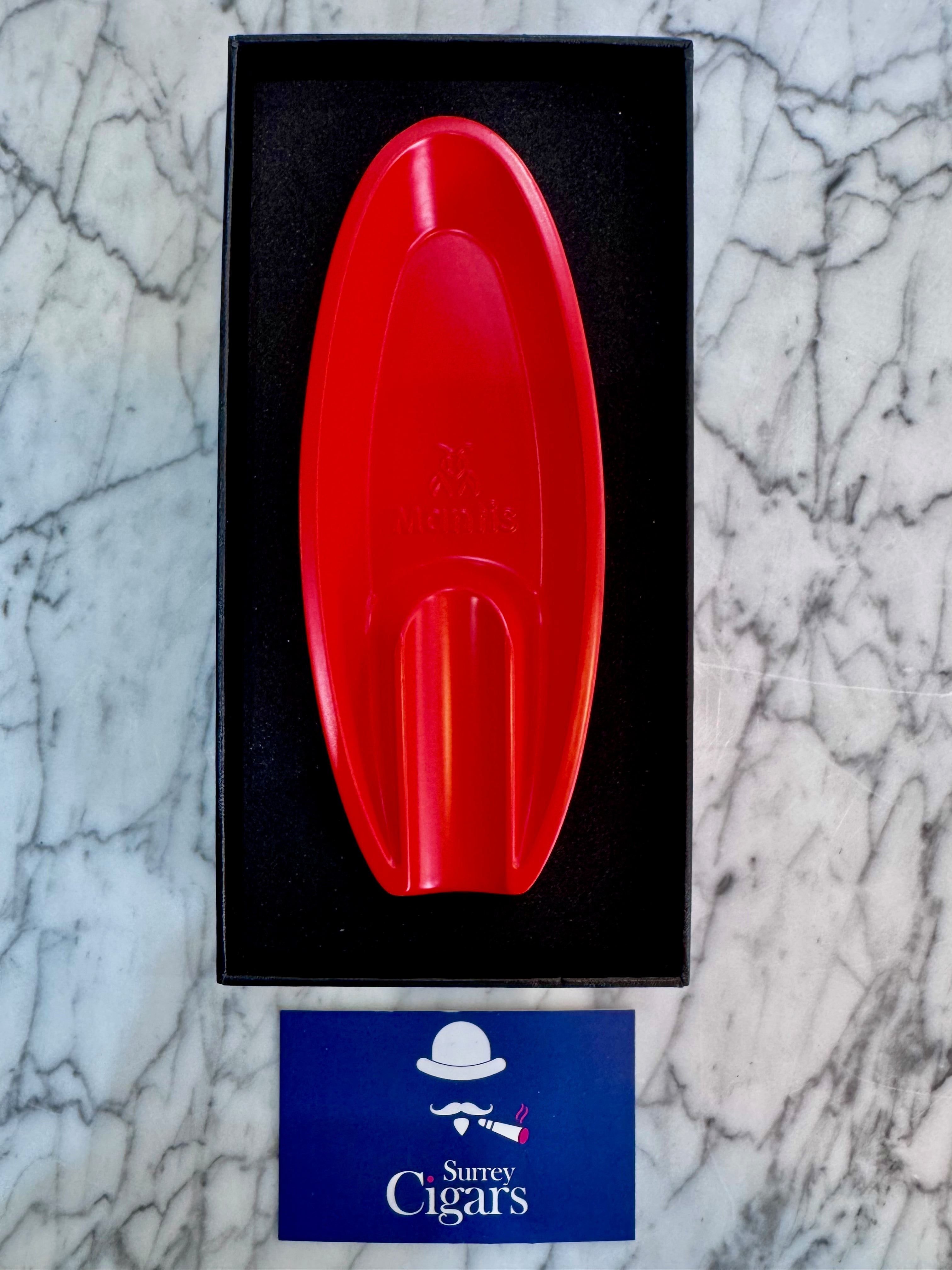 Mantis - Streamline - Metal and Ceramic Ashtray - Red