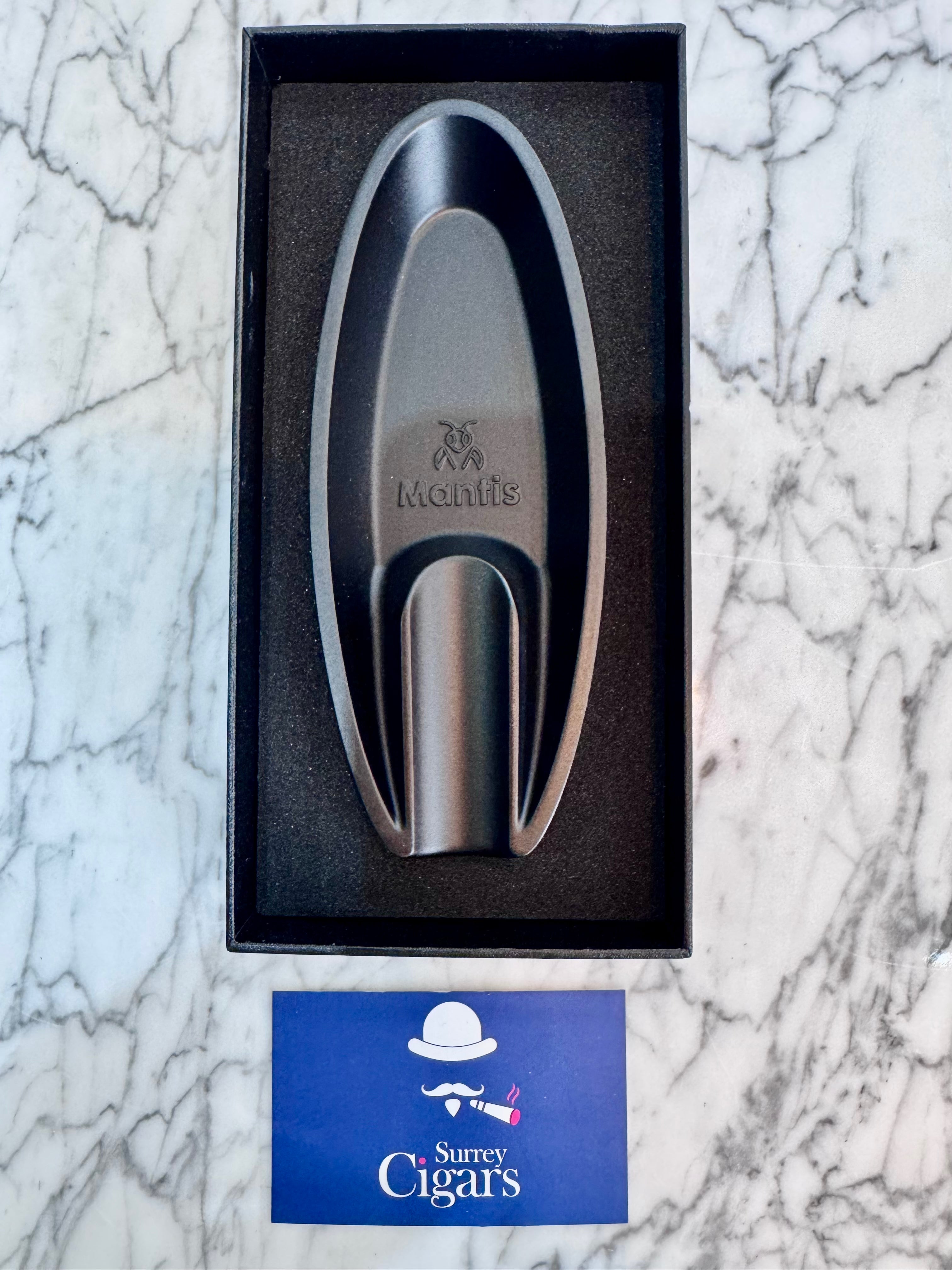 Mantis - Streamline - Metal and Ceramic Ashtray - Matte Black