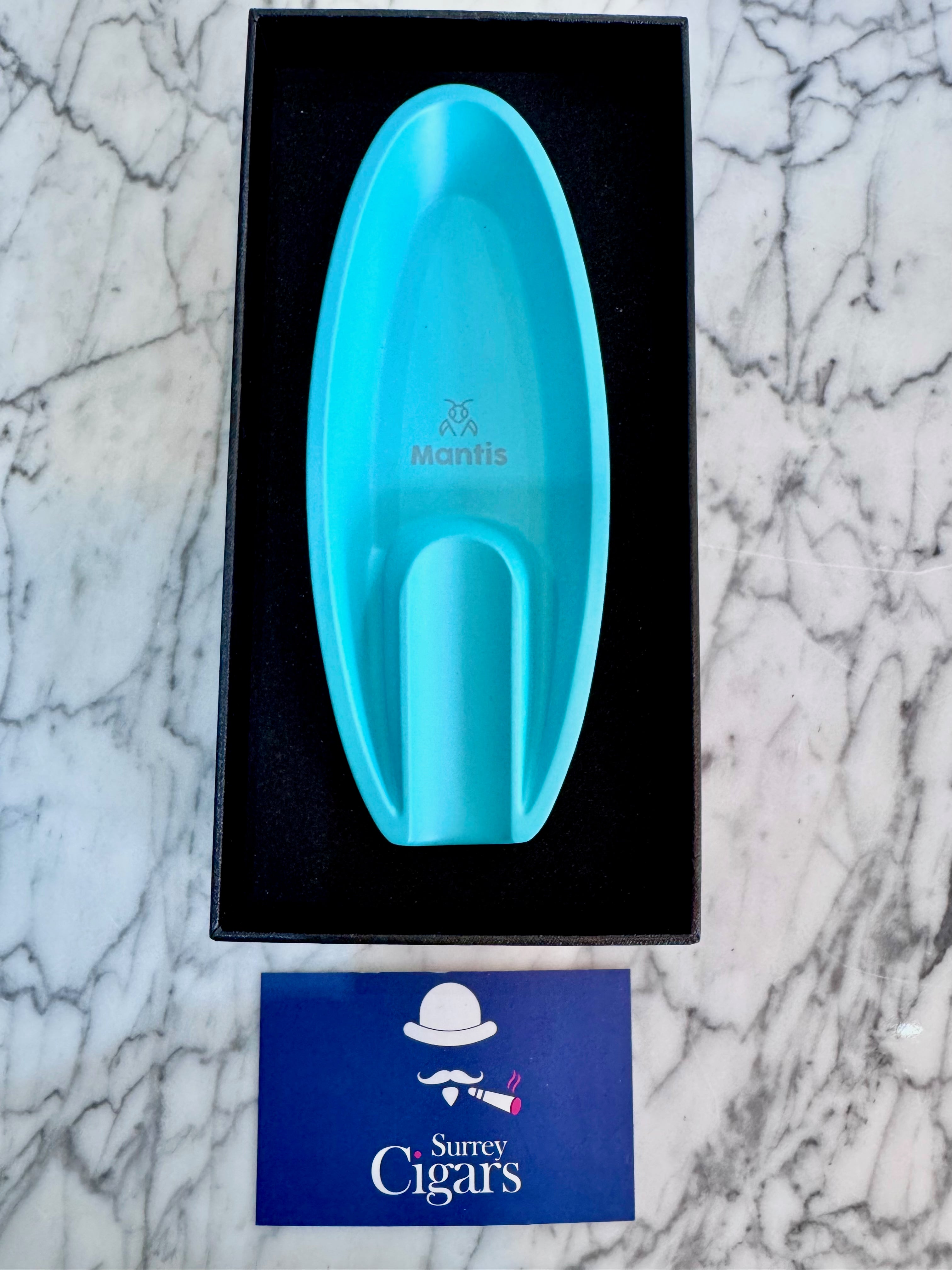 Mantis - Streamline - Metal and Ceramic Ashtray - Aqua