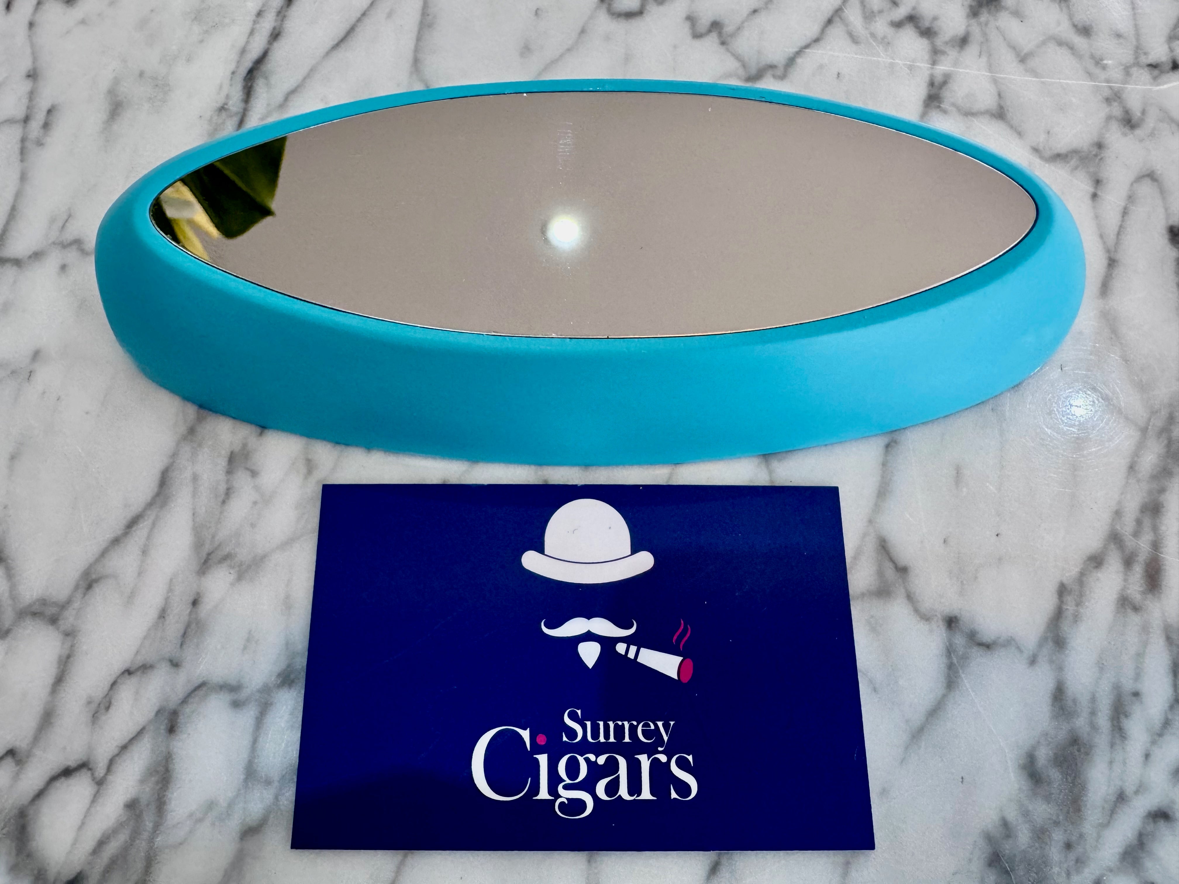 Mantis - Streamline - Metal and Ceramic Ashtray - Aqua