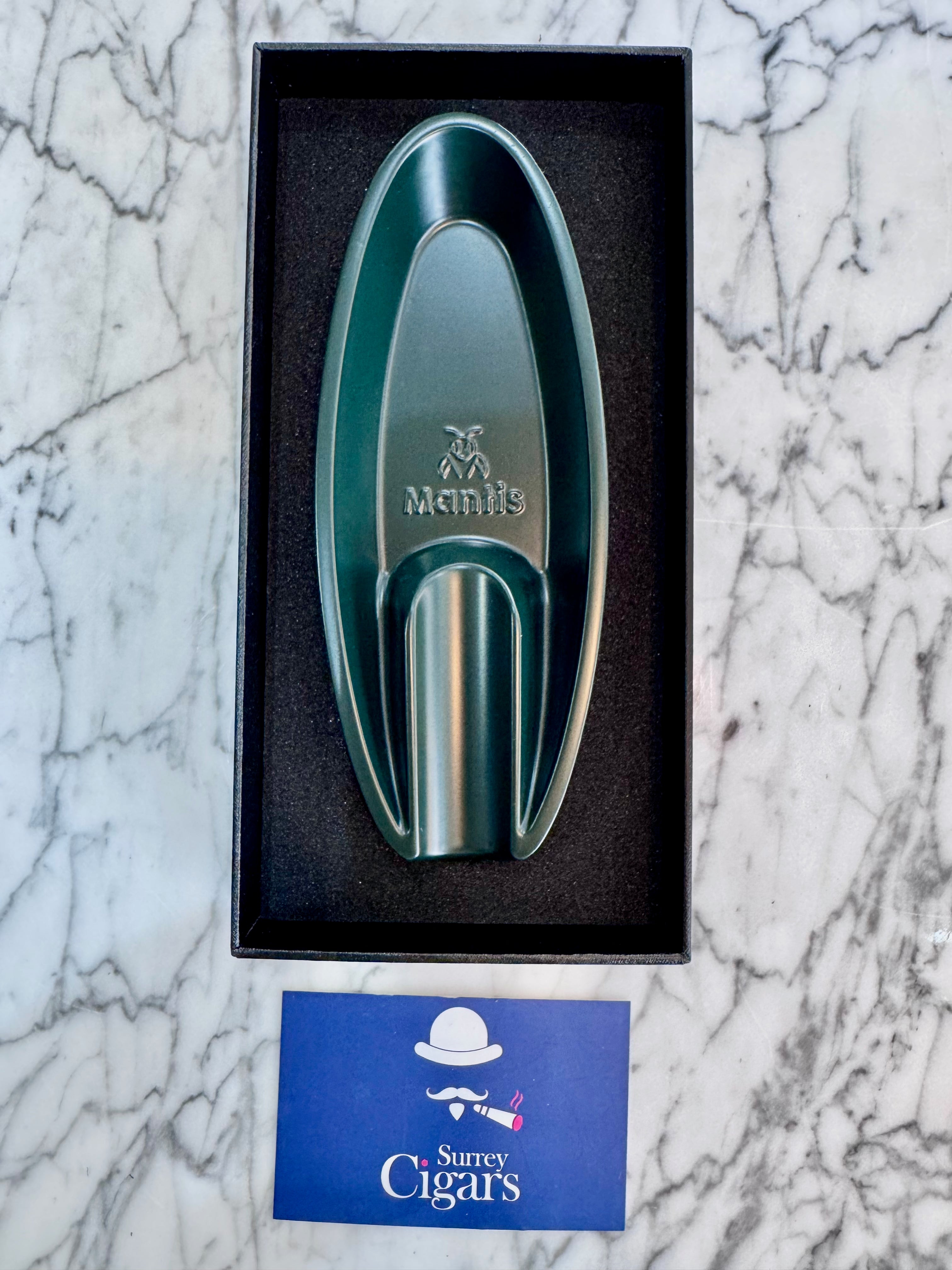 Mantis - Streamline - Metal and Ceramic Ashtray - Green