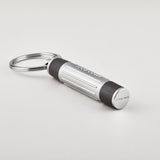 Hugo Boss Gear Ribs Keyring Gunmetal
