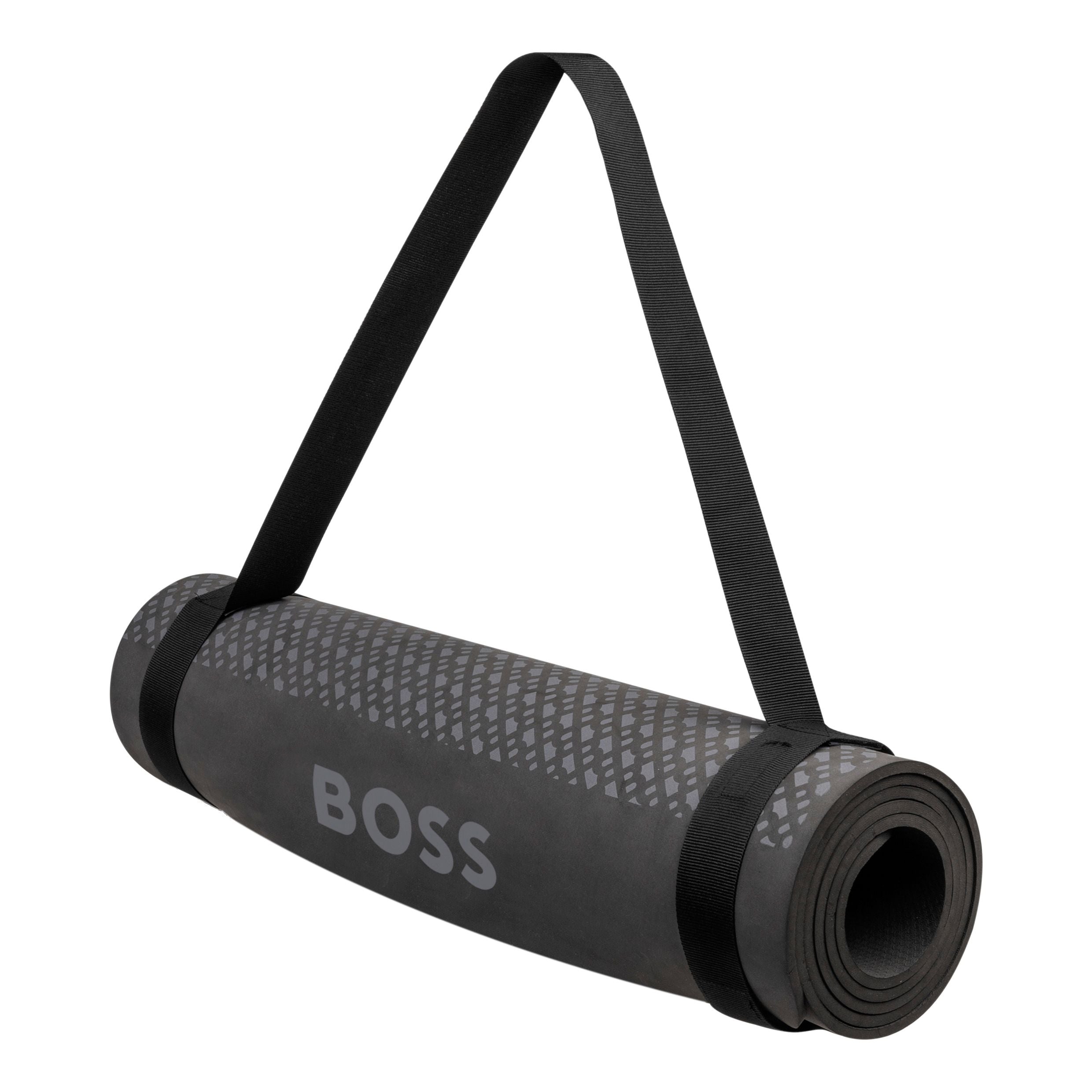 Hugo Boss Monogram Dark Grey Yoga Mat