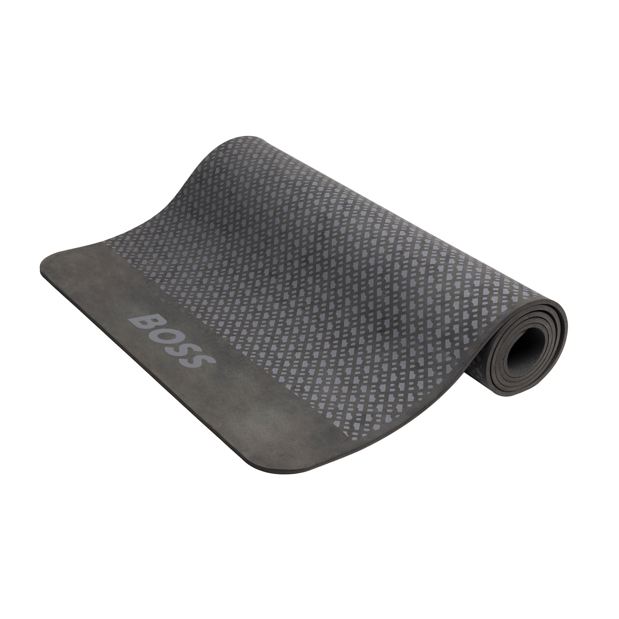 Hugo Boss Monogram Dark Grey Yoga Mat