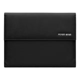 Hugo Boss Pinstripe Black Folder A5