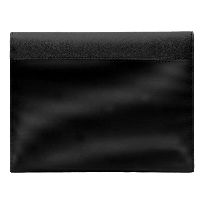 Hugo Boss Pinstripe Black Folder A5