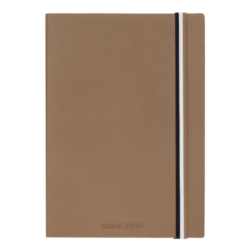 Hugo Boss Iconic Camel Lined Notebook A5
