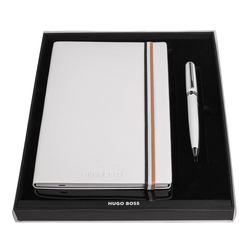 Hugo Boss Set Iconic Notebook A5 and Gear Ballpoint Pen