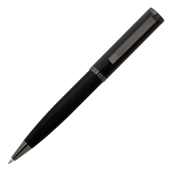 Hugo Boss Formation Herringbone Ballpoint Pen Gun