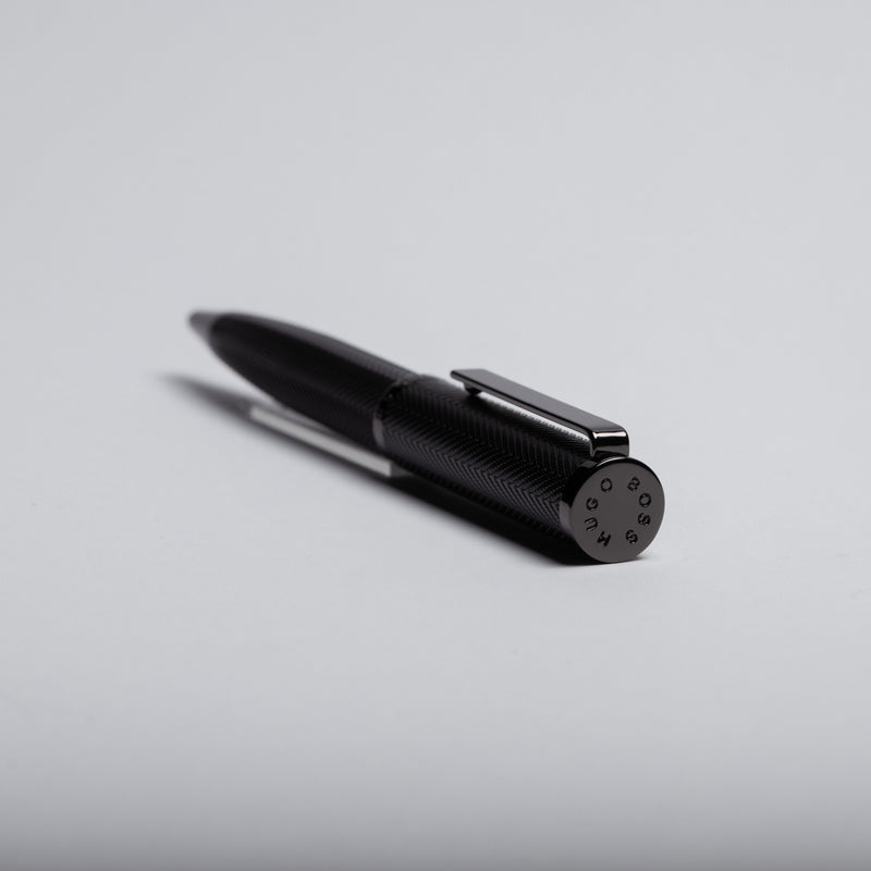 Hugo Boss Formation Herringbone Ballpoint Pen Gun