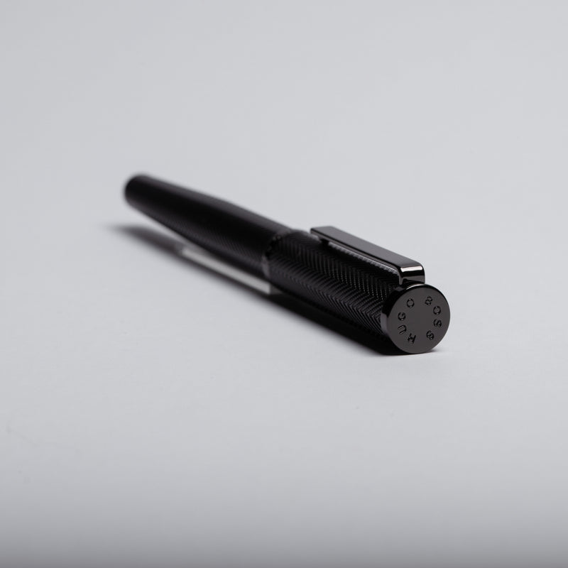 Hugo Boss Formation Herringbone Rollerball Pen Gun