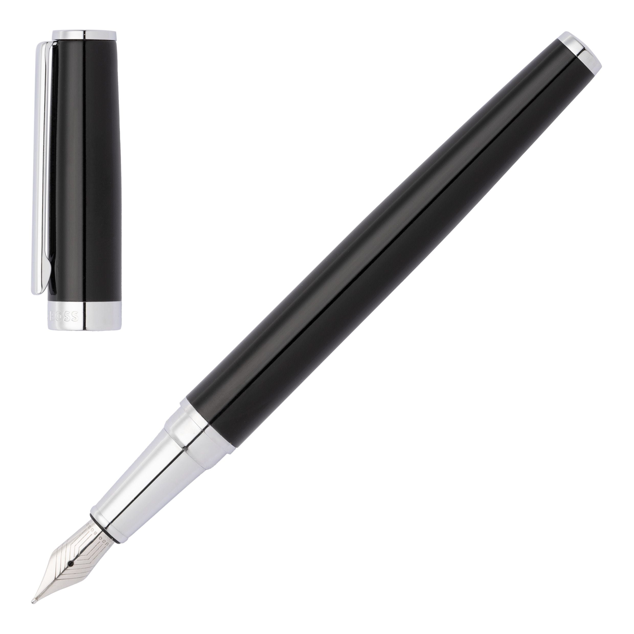Hugo Boss Gear Icon Black Fountain Pen