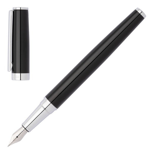 Hugo Boss Gear Icon Black Fountain Pen