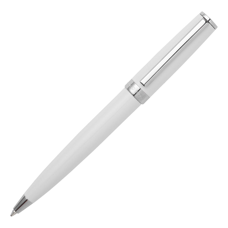 Hugo Boss Gear Icon White Ballpoint Pen
