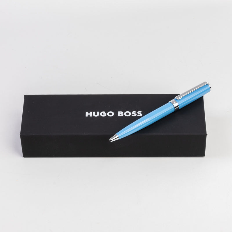 Hugo Boss Gear Icon Ballpoint Pen Light Blue