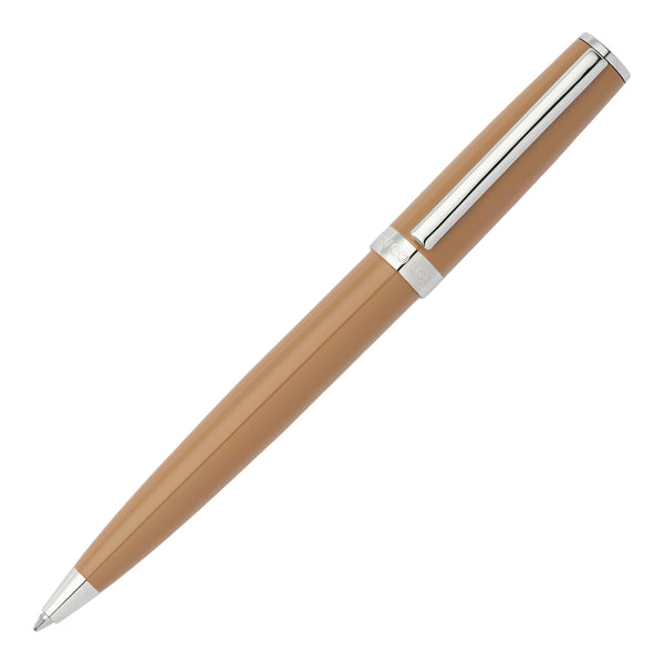 Hugo Boss Gear Icon Ballpoint Pen Camel