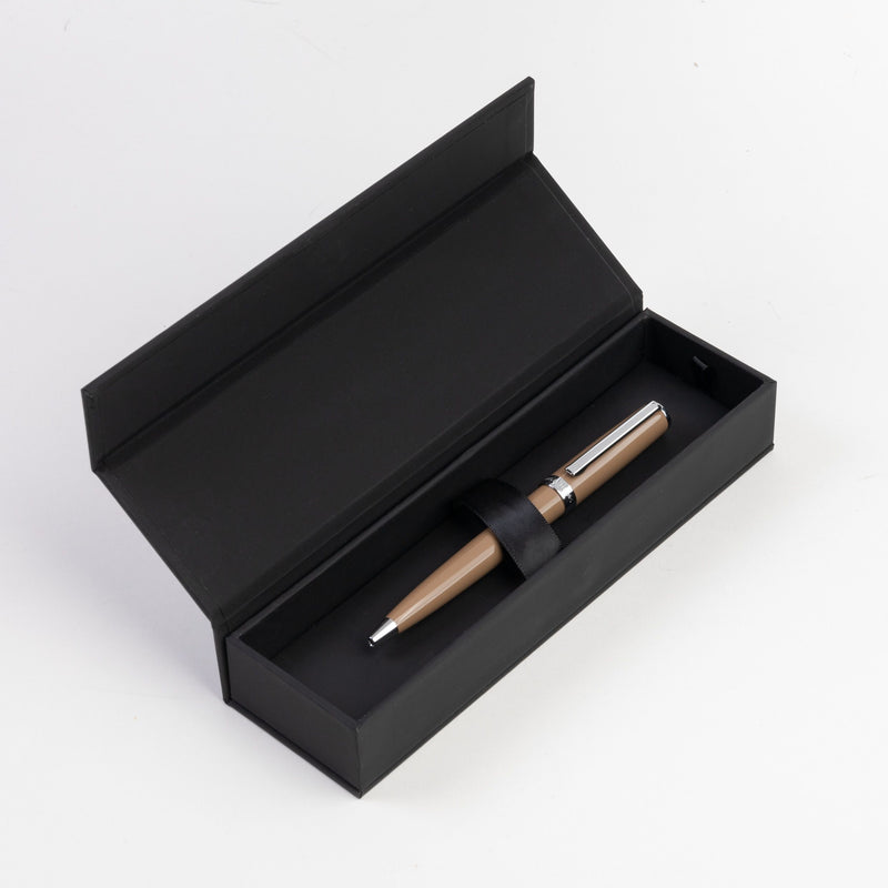 Hugo Boss Gear Icon Ballpoint Pen Camel